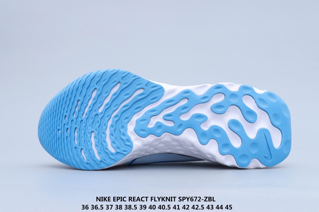 160 公司级 Nike Epic React Flyknit 瑞亚 新全 系列编织透气休闲运动 步跑 鞋 CD4371-101