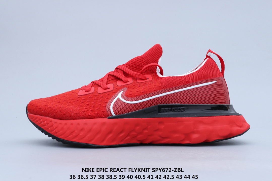 160 公司级 Nike Epic React Flyknit 瑞亚 新全 系列编织透气休闲运动 步跑 鞋 CD4371-101
