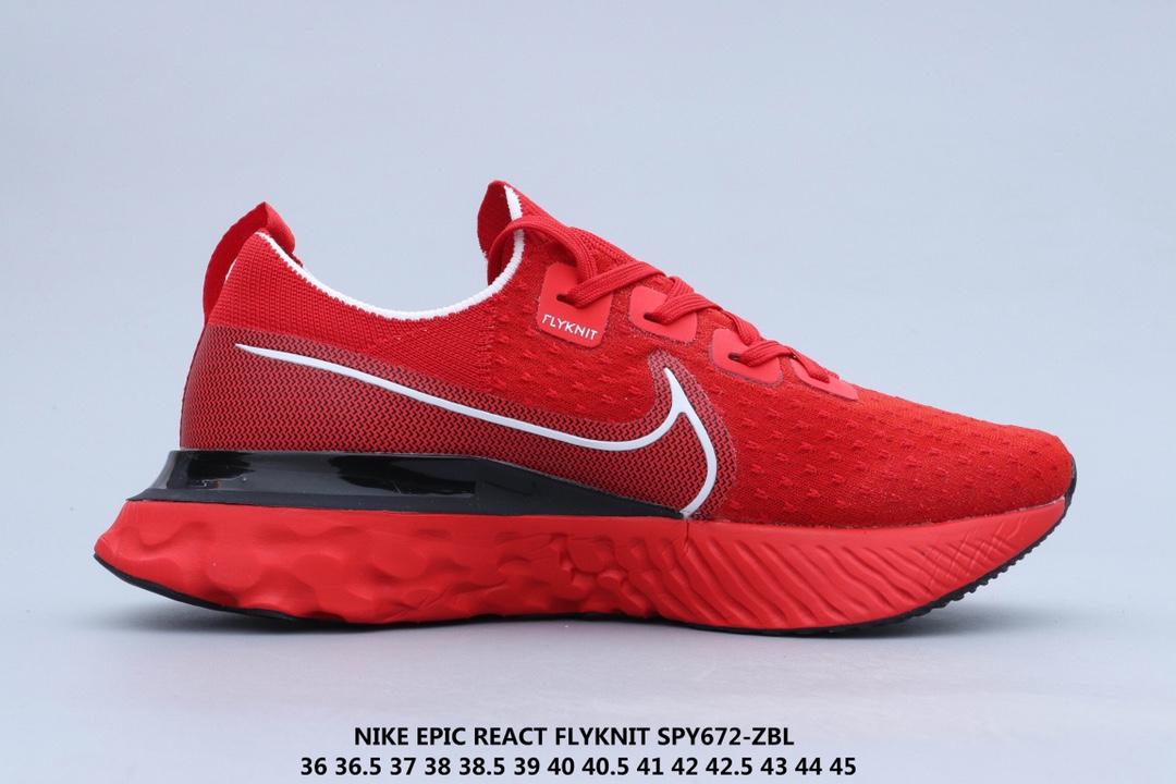 160 公司级 Nike Epic React Flyknit 瑞亚 新全 系列编织透气休闲运动 步跑 鞋 CD4371-101