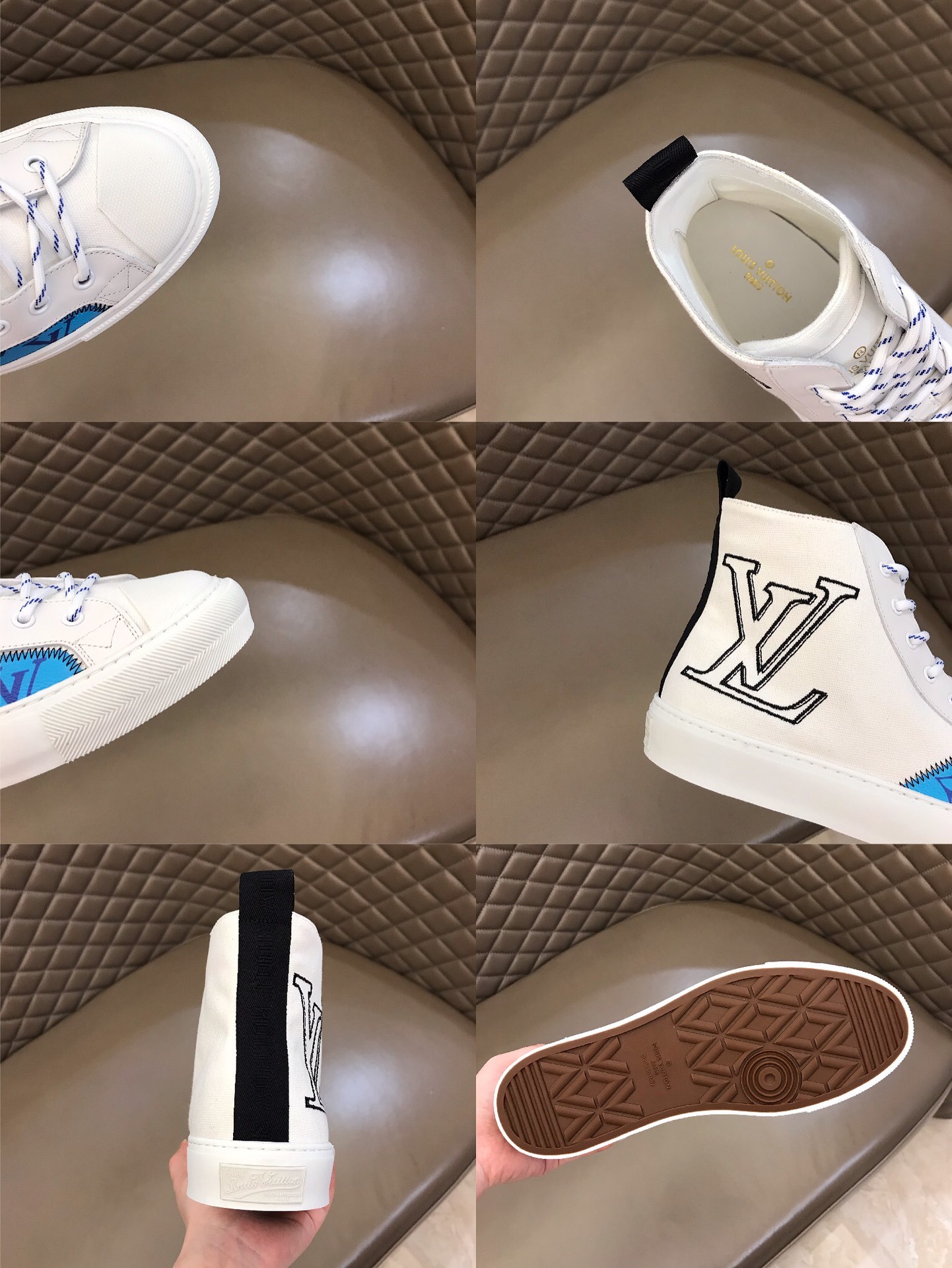 lv夏日系列男士tattoo高帮帆布