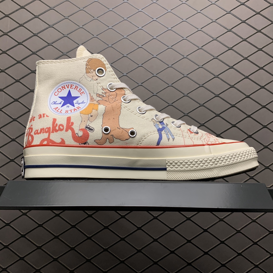 160 Converse 匡威 Chuck 1970S 高帮帆布硫化板鞋