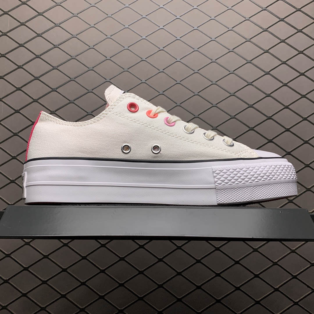 160 Converse 匡威 All Star OX 低帮增高帆布休闲板鞋