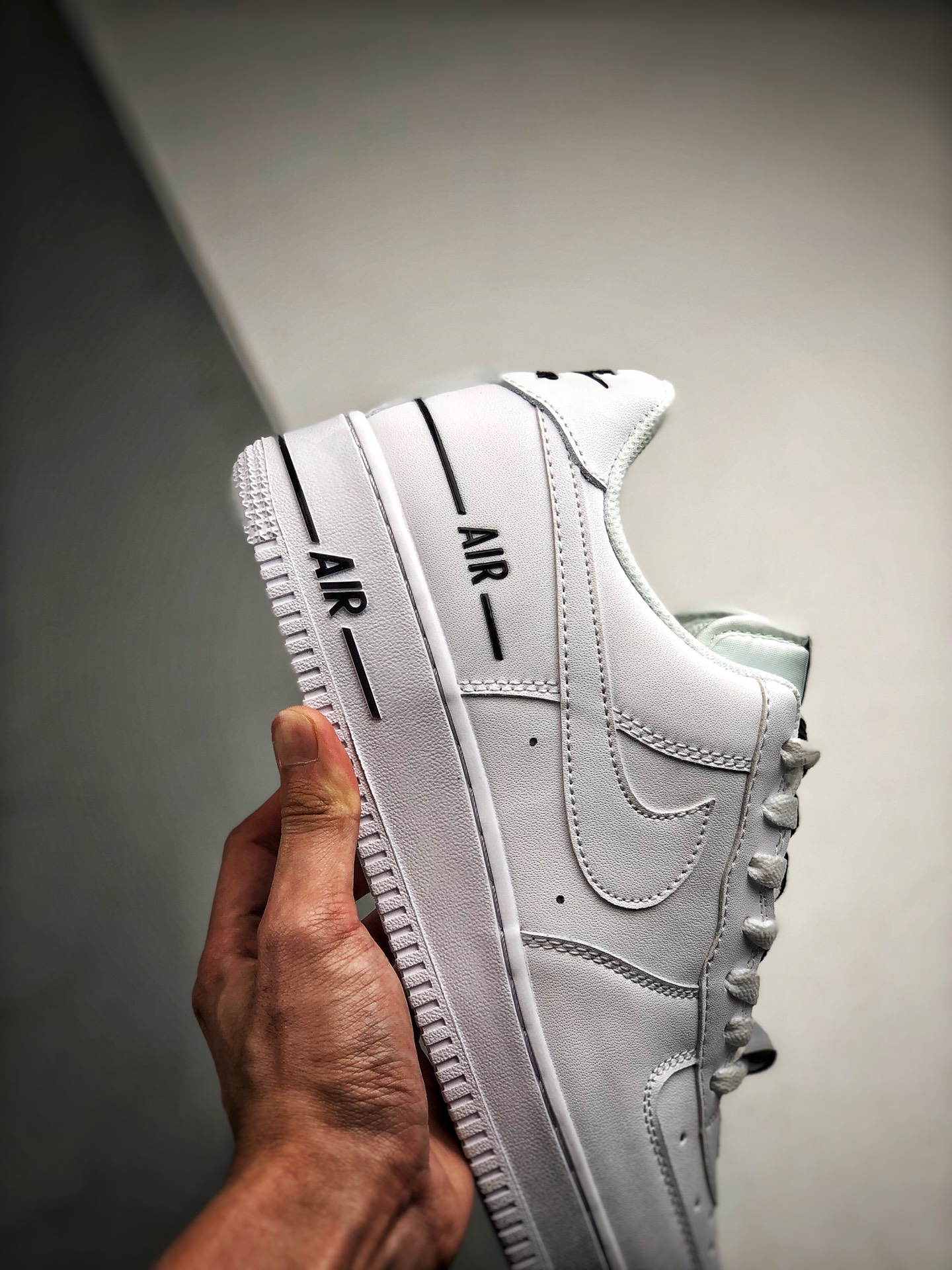 170 Air Force 1  “Double Air”  黑白LOGO 串标设计 实拍首发 柔软、弹性十足的缓震性能和出色的中底设计