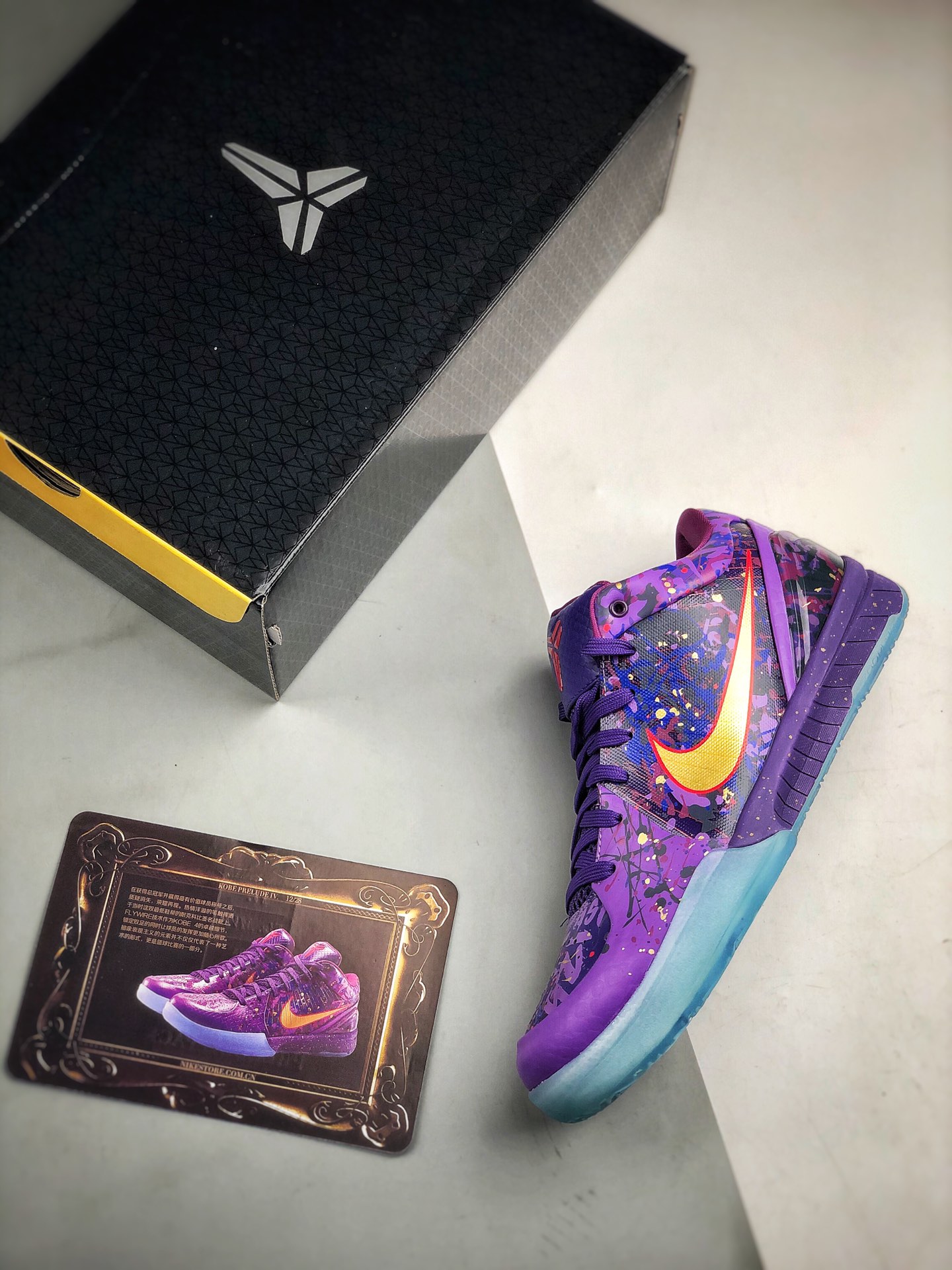 330 NIKE ZOOM ZK4 PRELUDE ”大师之路” 灭世纯原 科比四代殿堂级典藏配色