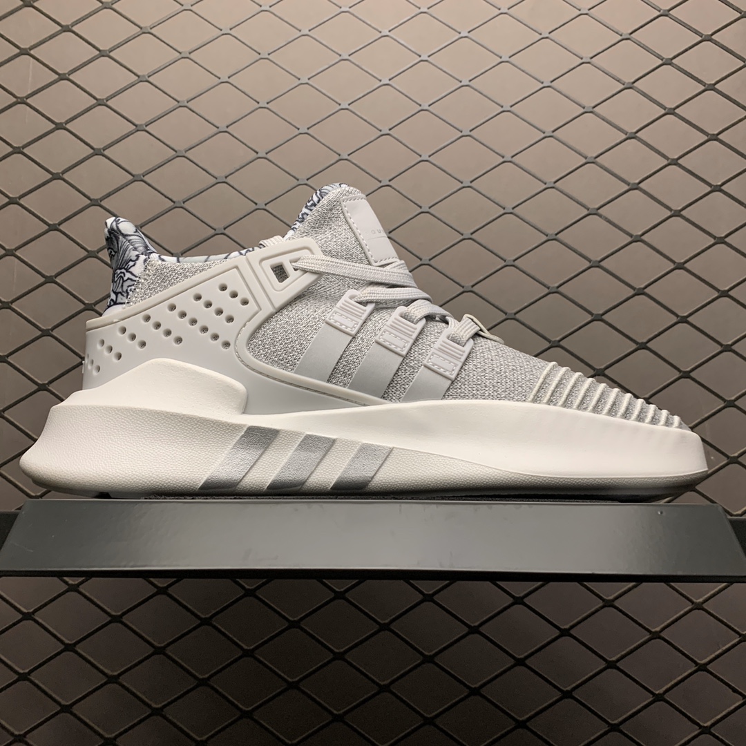 190 Adidas 阿迪达斯 EQT Bask ADV 鹿晗同款 EE5028 透气针织网面休闲运动鞋