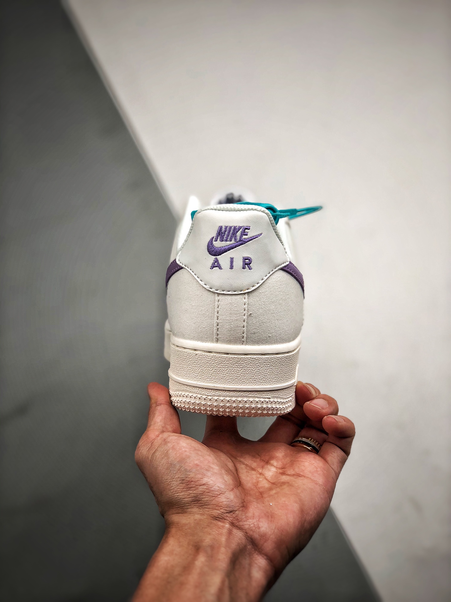 190  Air Force 1 '07 反光布面白紫 货号：315122-106 高帮空军休闲板鞋