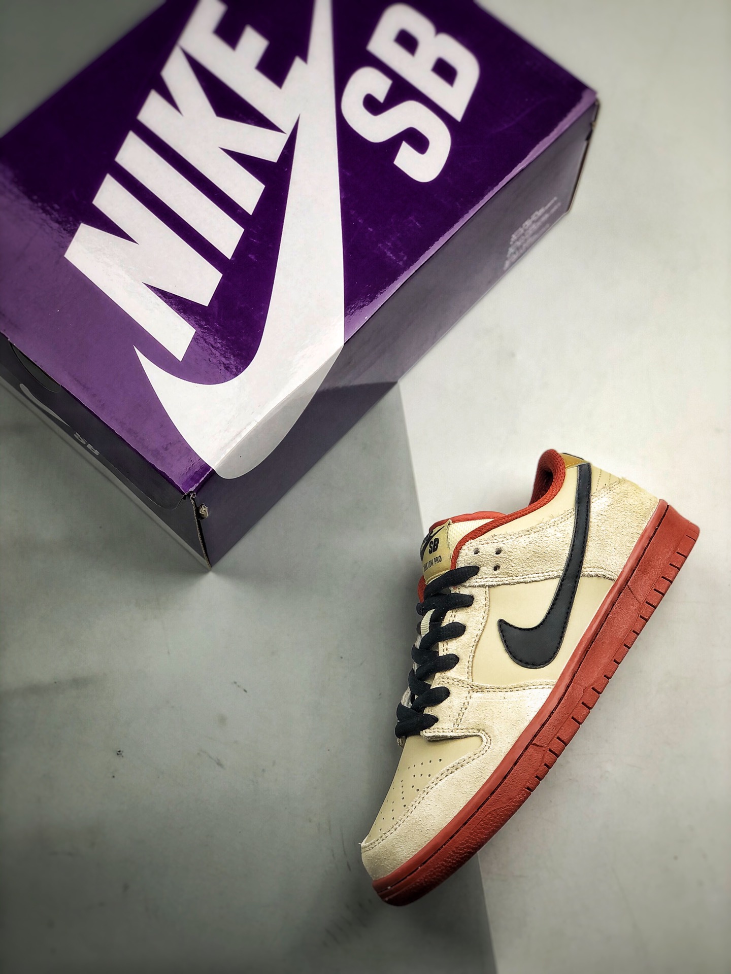 290 Nike SB Dunk Low Muslin米白  小招财猫配色 纯原市场最优 BQ6817-100