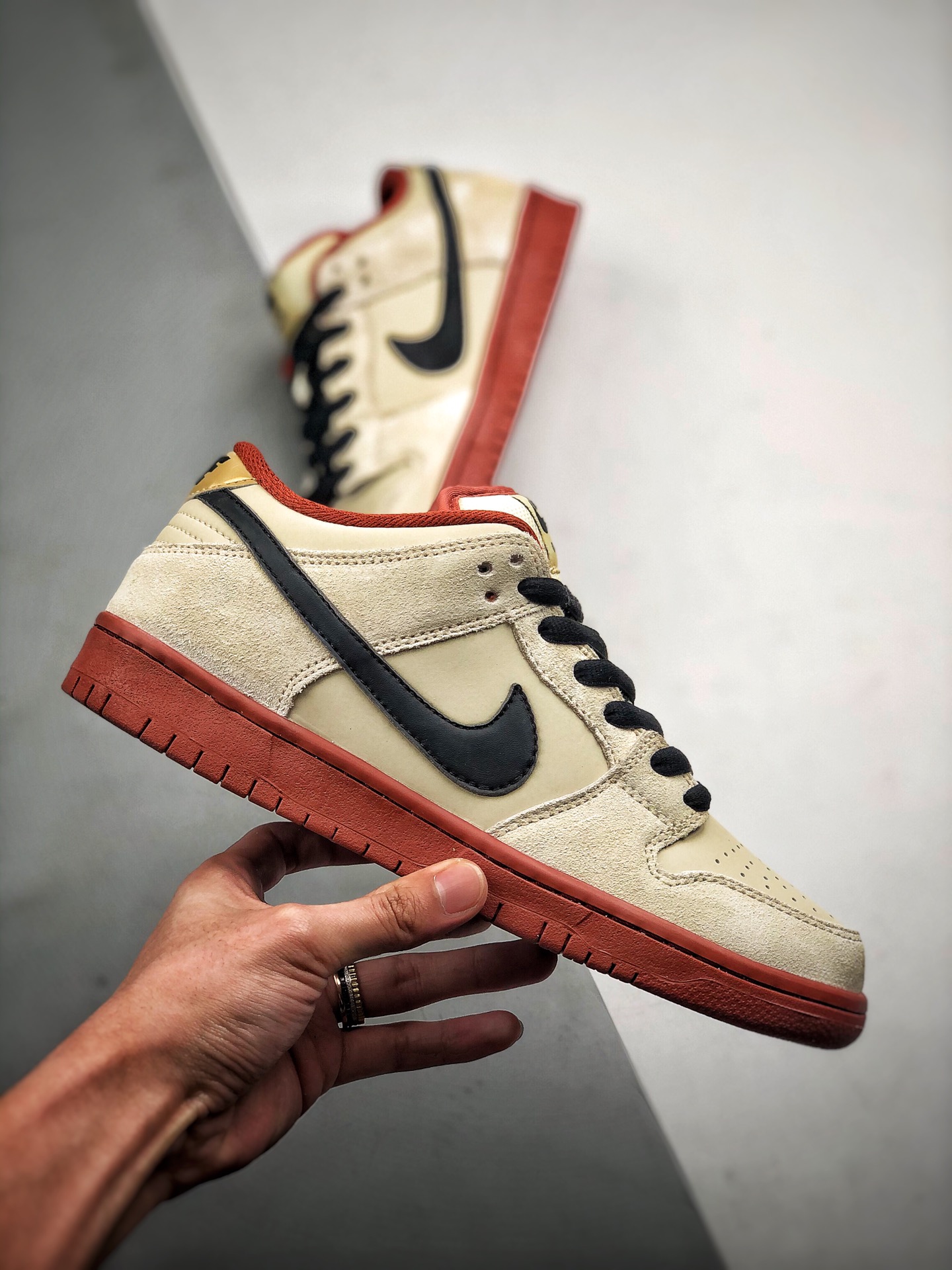 290 Nike SB Dunk Low Muslin米白  小招财猫配色 纯原市场最优 BQ6817-100