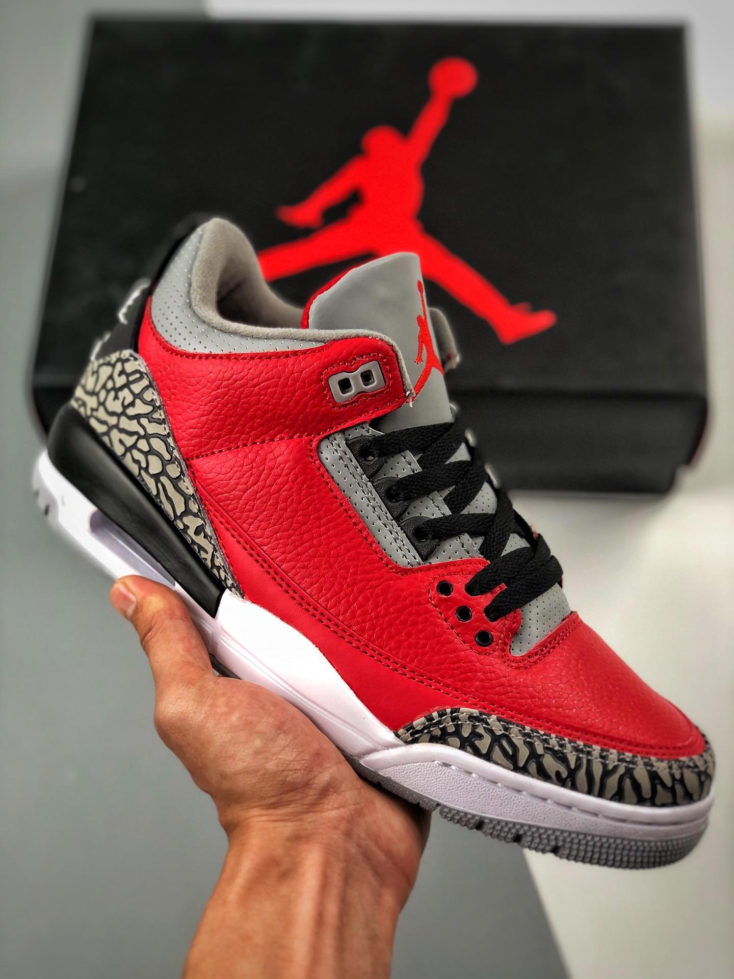 Apoyo contra reembolso Nike Air Jordan 3 Cemento rojo La nueva serie creada para el All-Star de este año se h…