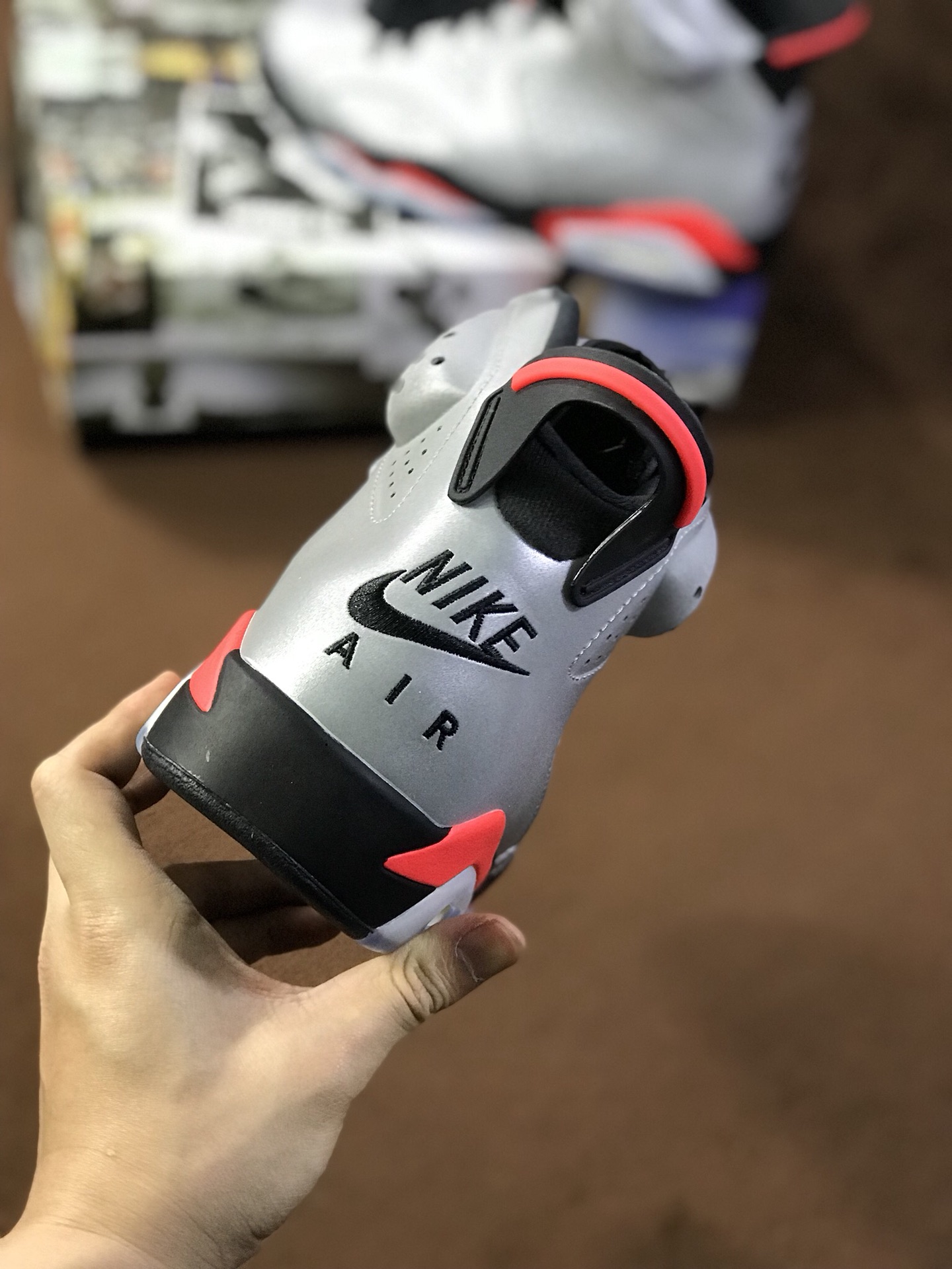 特价  250 Air Jordan 6 JSP Reflective Silver AJ6银灰3M反光  CI4072-001