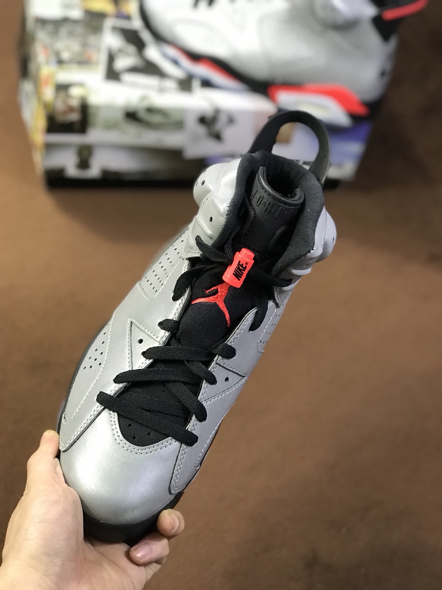特价  250 Air Jordan 6 JSP Reflective Silver AJ6银灰3M反光  CI4072-001