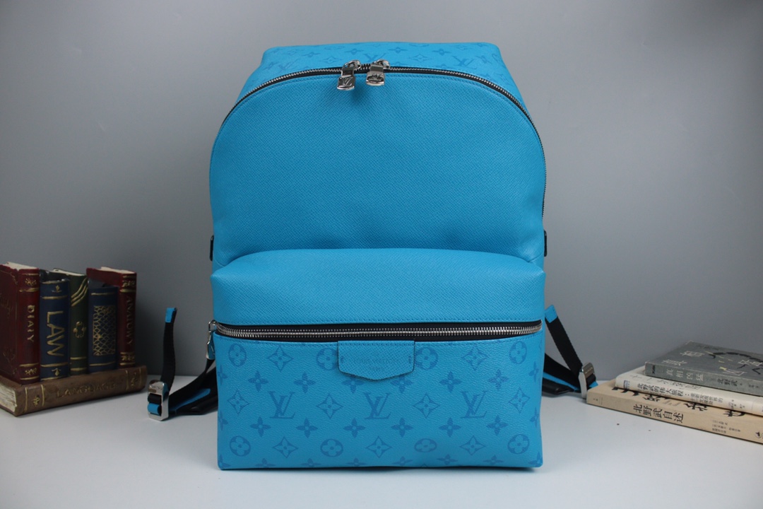 Louis Vuitton LV Discovery Bags Backpack Blue M30409