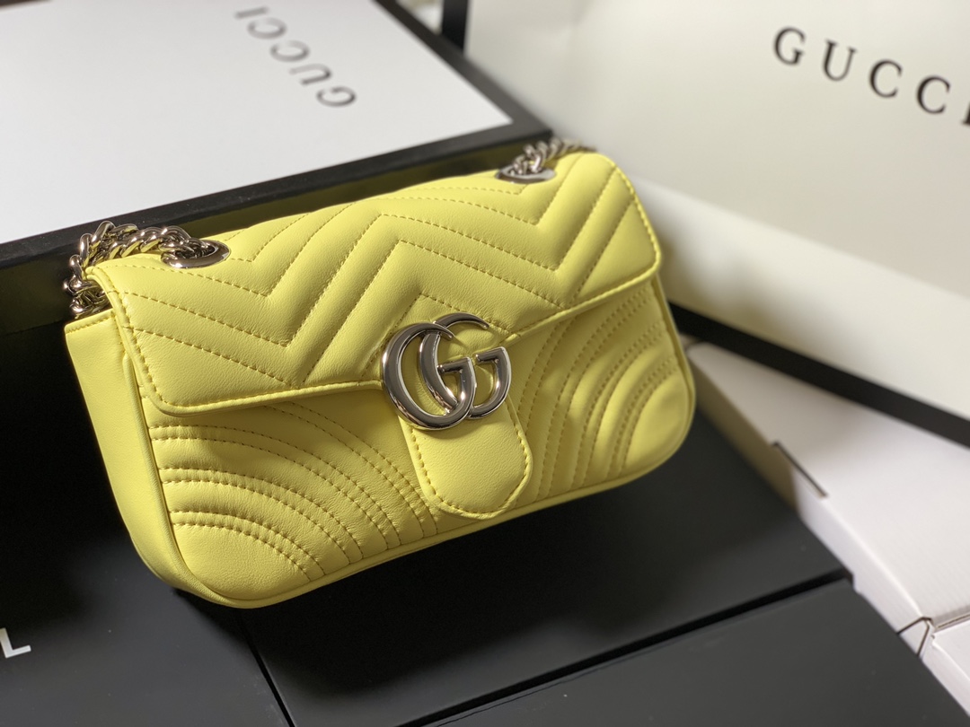 Yellow Chanel Crossbody Tassel Bag