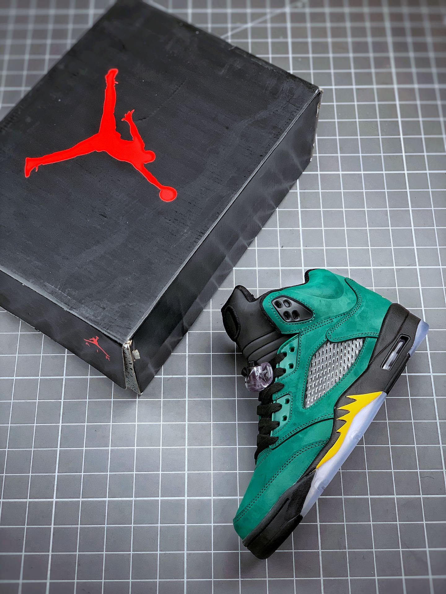 280 Air Jordan 5”Oregon Ducks” 高帮鸭子 454803-535
