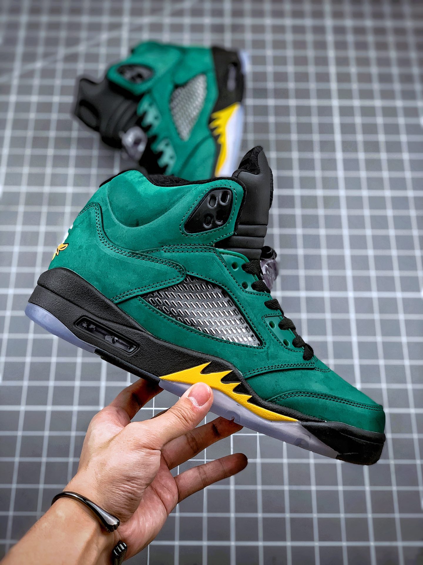 280 Air Jordan 5”Oregon Ducks” 高帮鸭子 454803-535