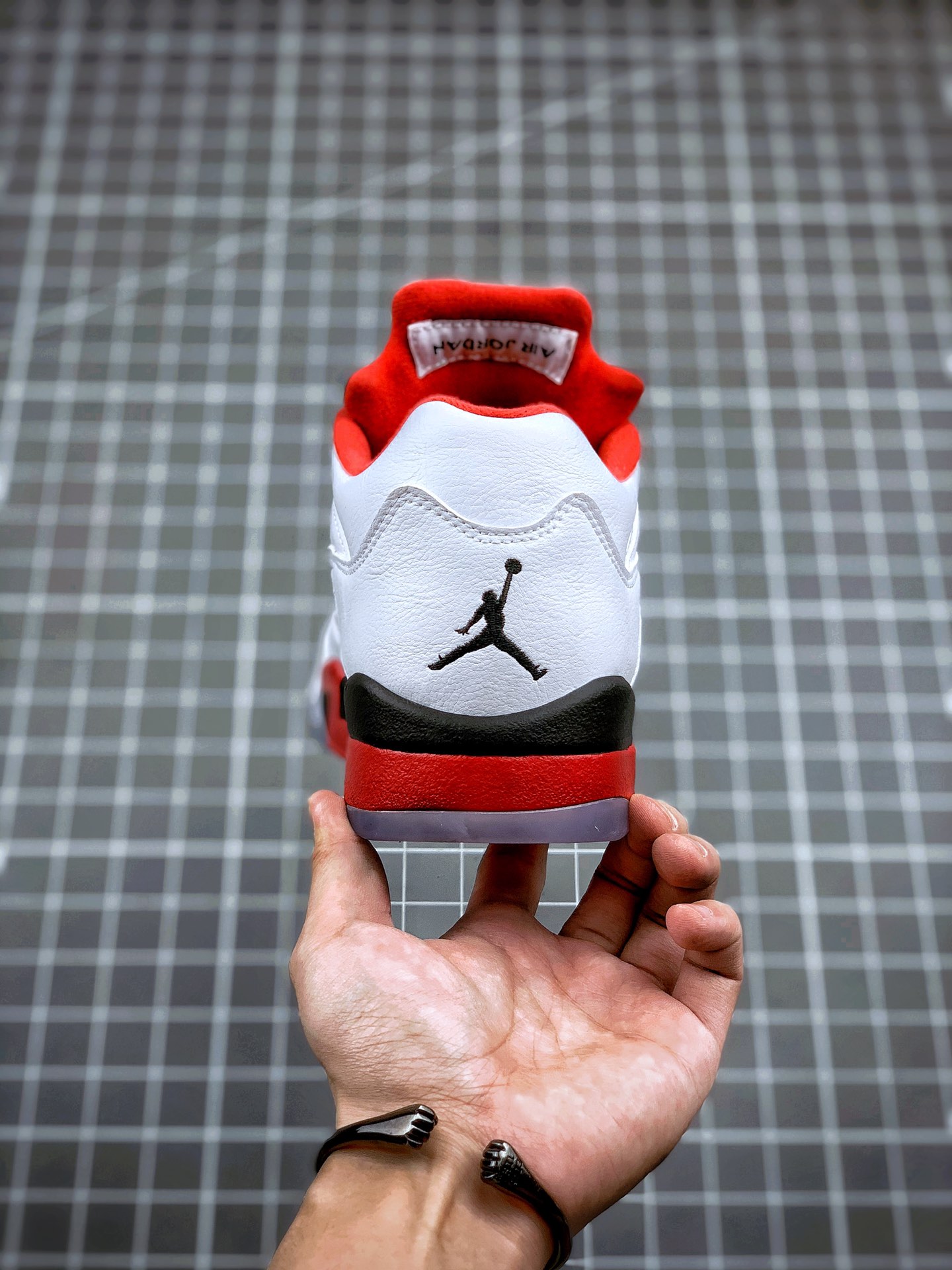 280 Air Jordan 5 Retro Low 火焰白红 官方314338-101