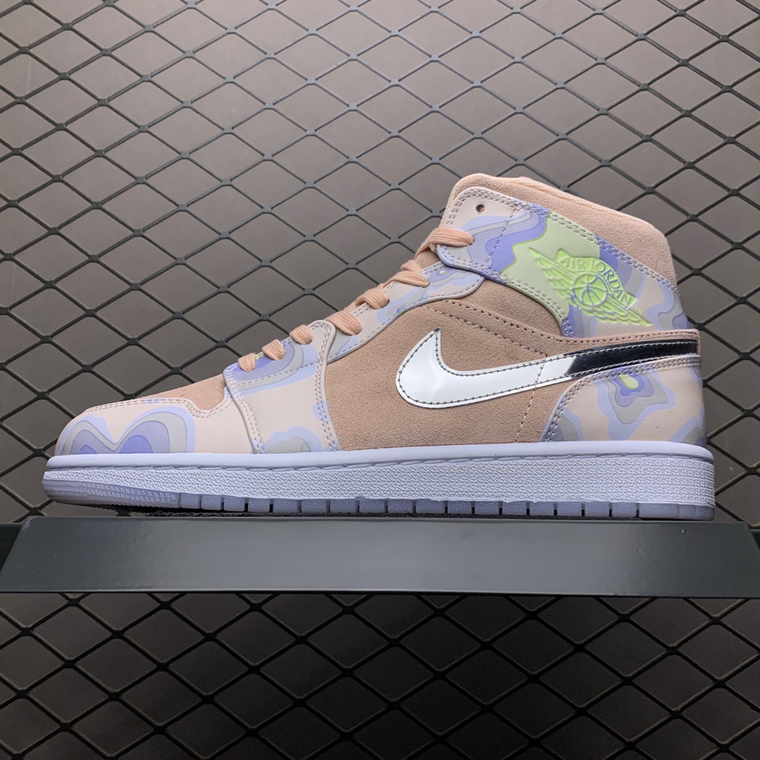 280 Air Jordan 1 Mid SE AJ1乔1中帮文化篮球鞋 CW6008-600