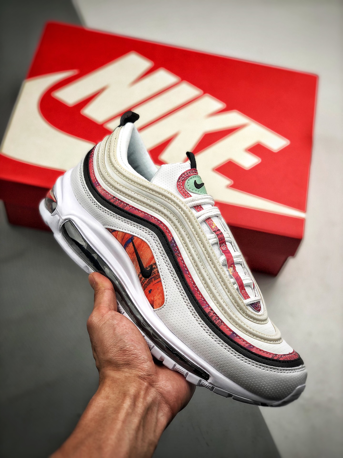 230 AIR MAX 97 新年白炫彩 平台特供 区别市面先行版本  CQ4818-400