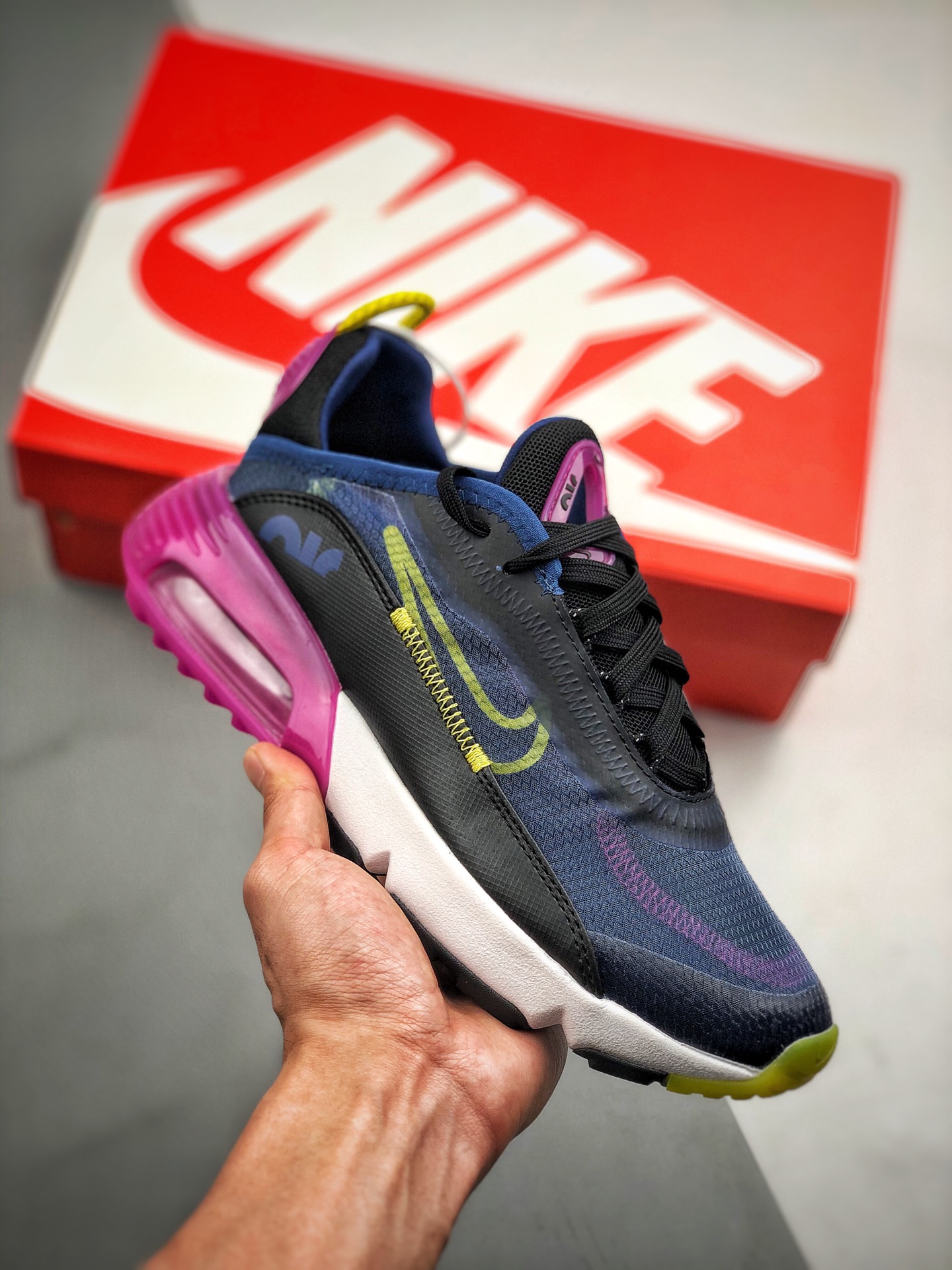 200 AirMax 2090 官网强力主推  客供真实压强气垫 原盒原标专柜一致 AH8050-012