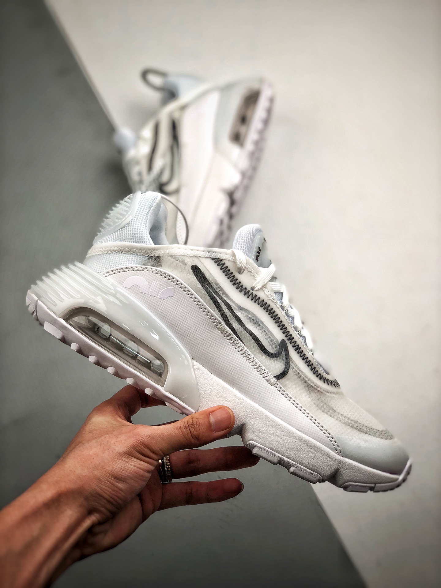 200 AirMax 2090 官网强力主推  客供真实压强气垫 原盒原标专柜一致 AH8050-012
