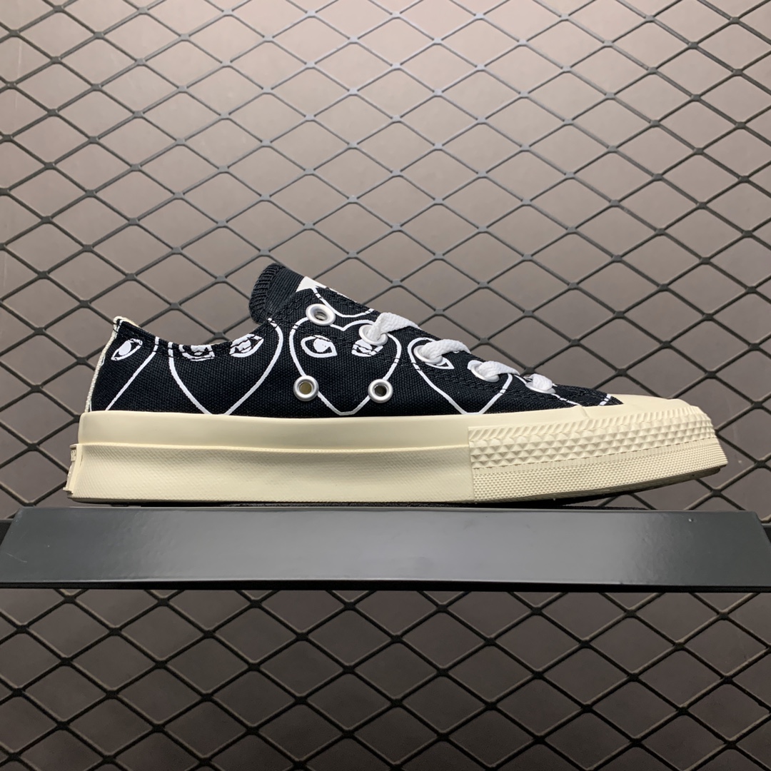 150 CDG x Converse 匡威 川久保玲CDG PLAY 联名帆布低休闲板鞋