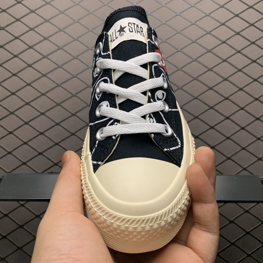 150 CDG x Converse 匡威 川久保玲CDG PLAY 联名帆布低休闲板鞋