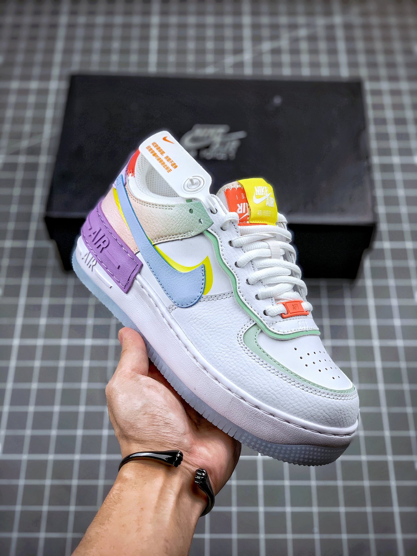 210 Air Force 1 Shadow  渐变鸳鸯水晶底 夏日专属 原装过验版本 CW2630-141