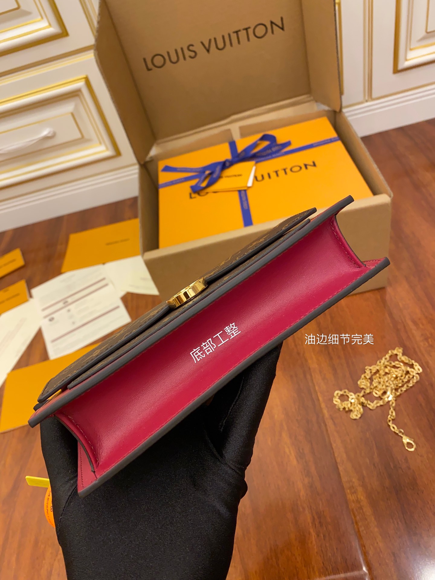 路易威登 Louis Vuitton 高定典藏经典高奢皮具手袋托特包斜挎包女包 #F1ADF461 3