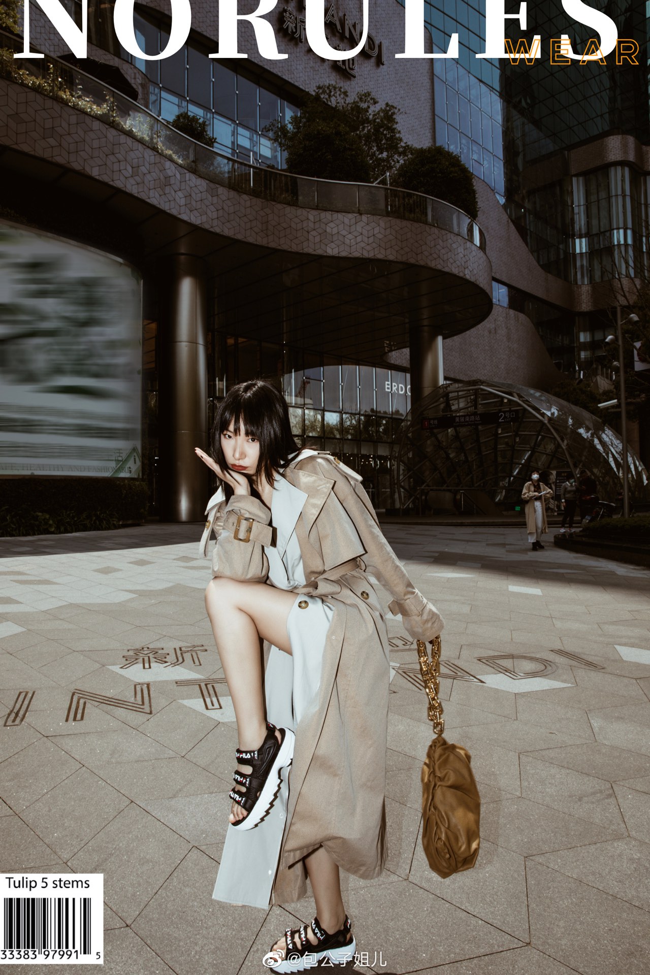 Bottega Veneta 𝙏𝙃𝙀 𝘾𝙃𝘼𝙄𝙉 𝙋𝙊𝙐𝘾𝙃 31CM BAG 620230焦糖色/金链