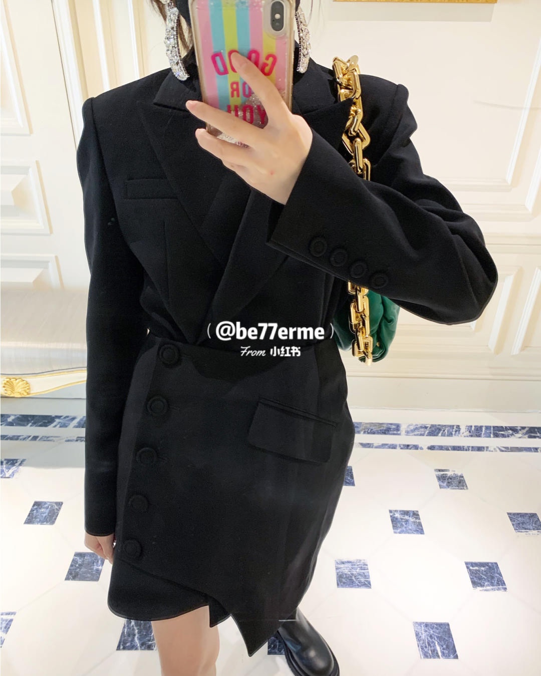 Bottega Veneta ๐๐๐ ๐พ๐๐ผ๐๐ ๐๐๐๐พ๐ 31CM BAG 620230ไผฆๆฆ็ปฟ/้้พ