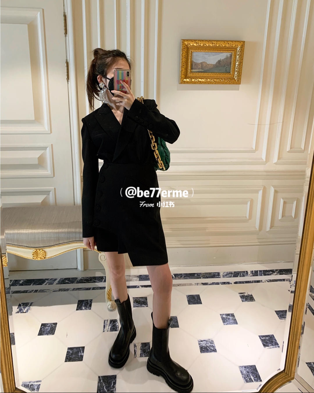 Bottega Veneta ๐๐๐ ๐พ๐๐ผ๐๐ ๐๐๐๐พ๐ 31CM BAG 620230ไผฆๆฆ็ปฟ/้้พ