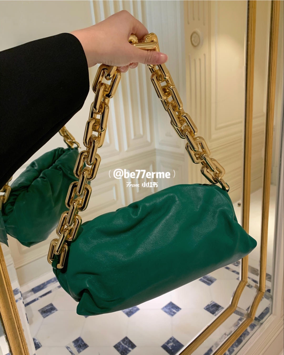 Bottega Veneta ๐๐๐ ๐พ๐๐ผ๐๐ ๐๐๐๐พ๐ 31CM BAG 620230ไผฆๆฆ็ปฟ/้้พ