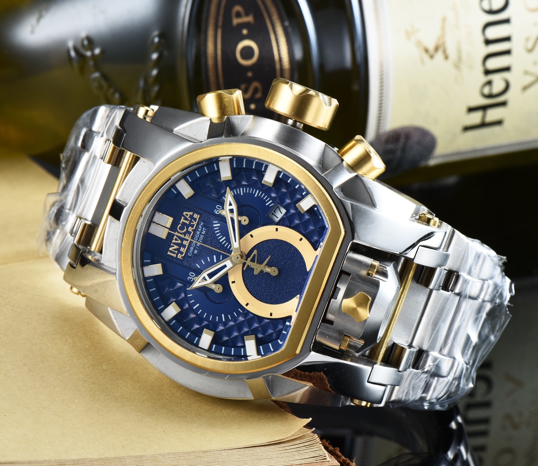 Invicta Invertiatic Men’s Watch: Unique Design, Imported Heart, Super-Silent Mineral Mirrors - 图片 4