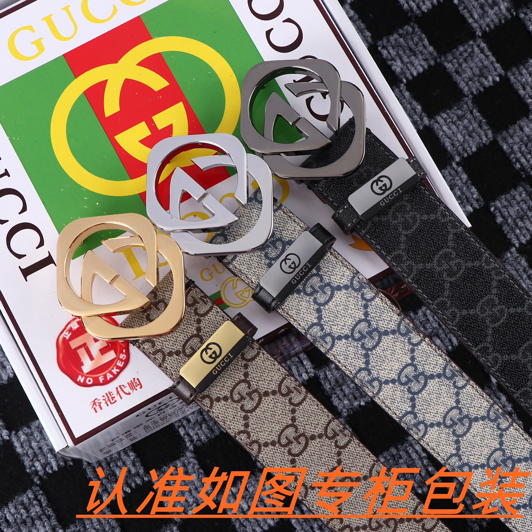 古奇.Gu.cci 百分百头层牛皮