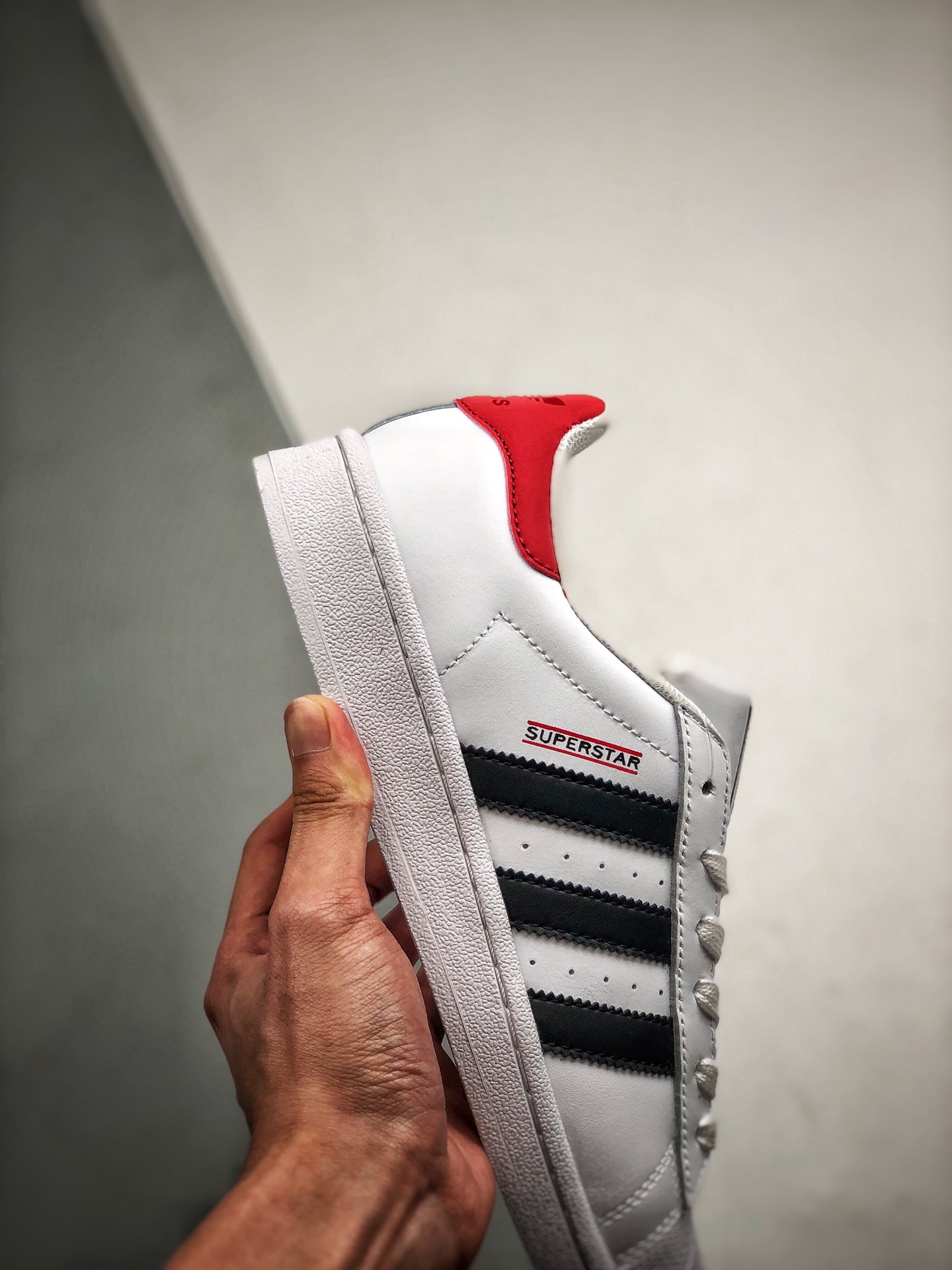 190 EF1480 Adidas Originals SUPERSTAR W 贝壳头官网同步 “Run Dmc”限定 渠道正品订单