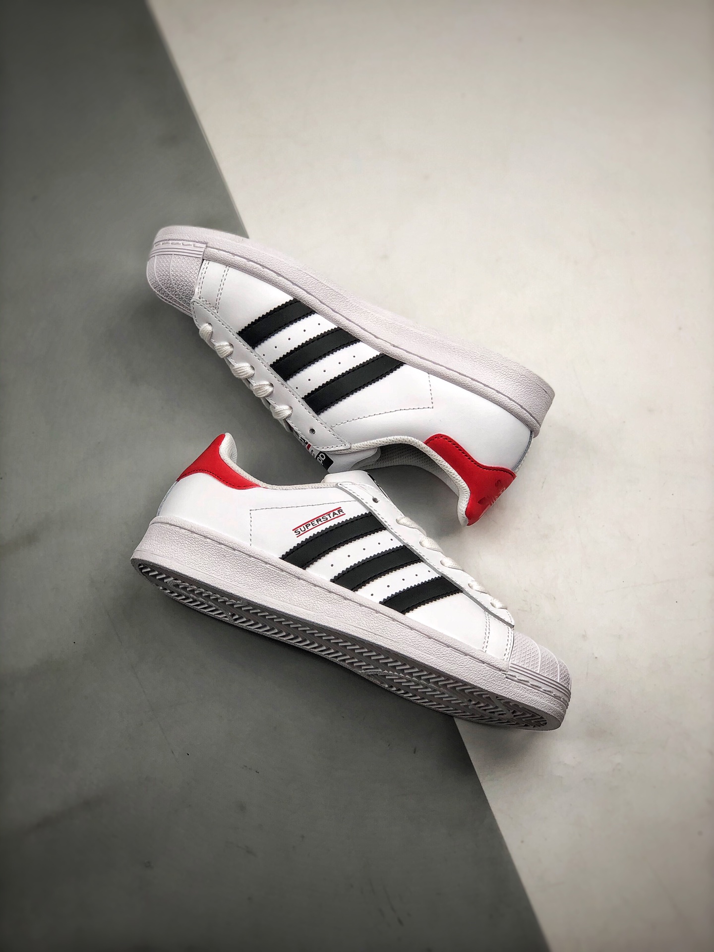 190 EF1480 Adidas Originals SUPERSTAR W 贝壳头官网同步 “Run Dmc”限定 渠道正品订单