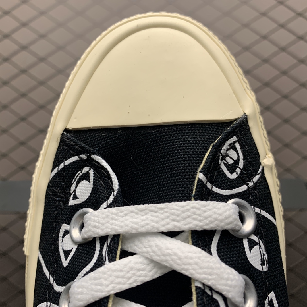 150 CDG x Converse 匡威 川久保玲CDG PLAY 联名帆布高帮休闲板鞋