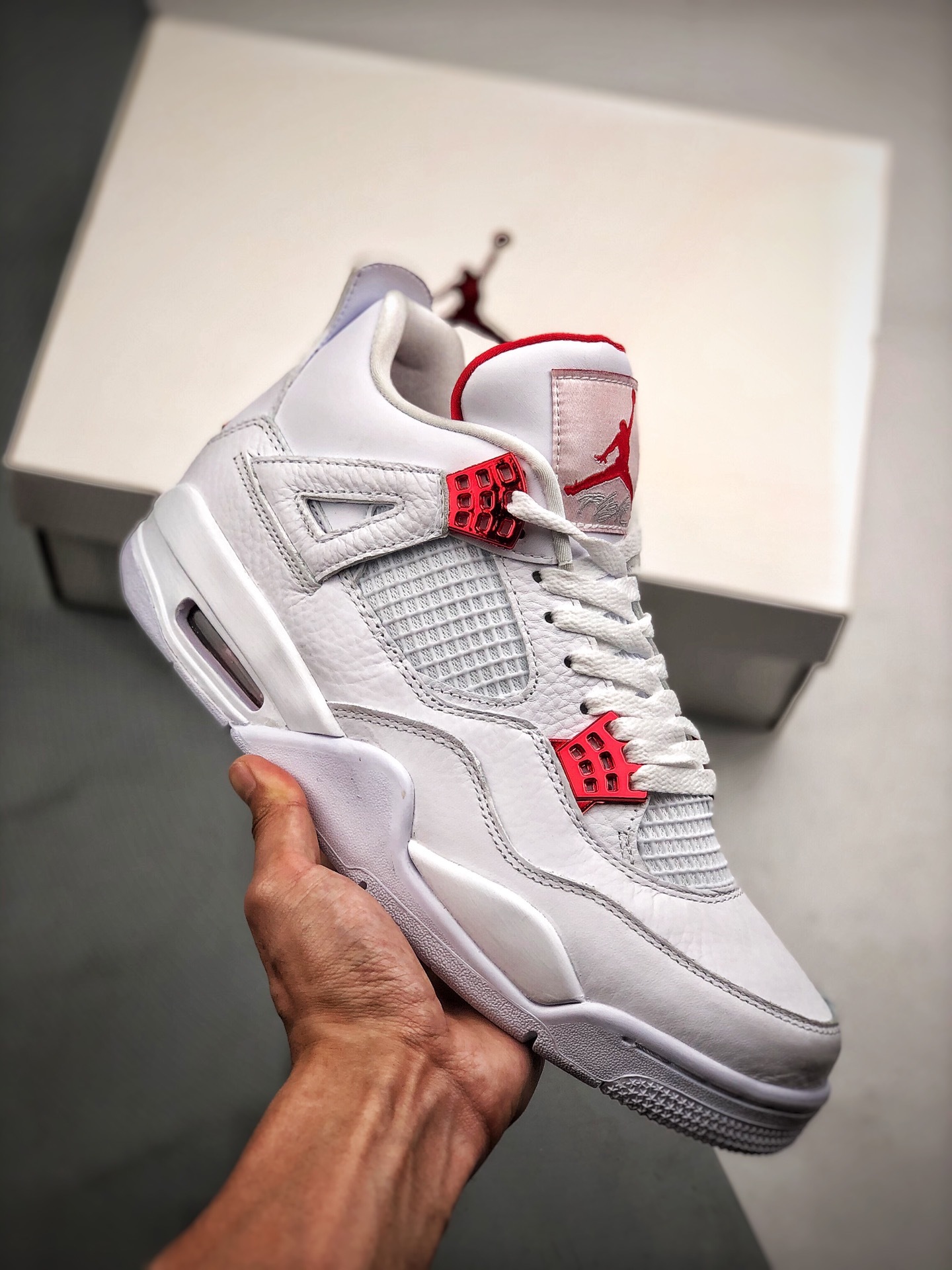 360 Air Jordan 4 “ Red Metallic” 金属红-莆田鞋,莆田鞋货源,高仿鞋,高仿鞋货源,安福档口,莆田高仿鞋,莆田鞋批发,高仿鞋批发,莆田高仿运动鞋,高仿运动鞋,莆田运动鞋 360 Air Jordan 4 “ Red Metallic” 金属红