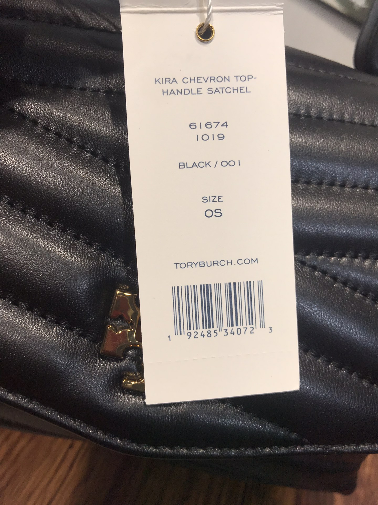Tory Burch TB KIRA CHEVRON TOP-HANDLE