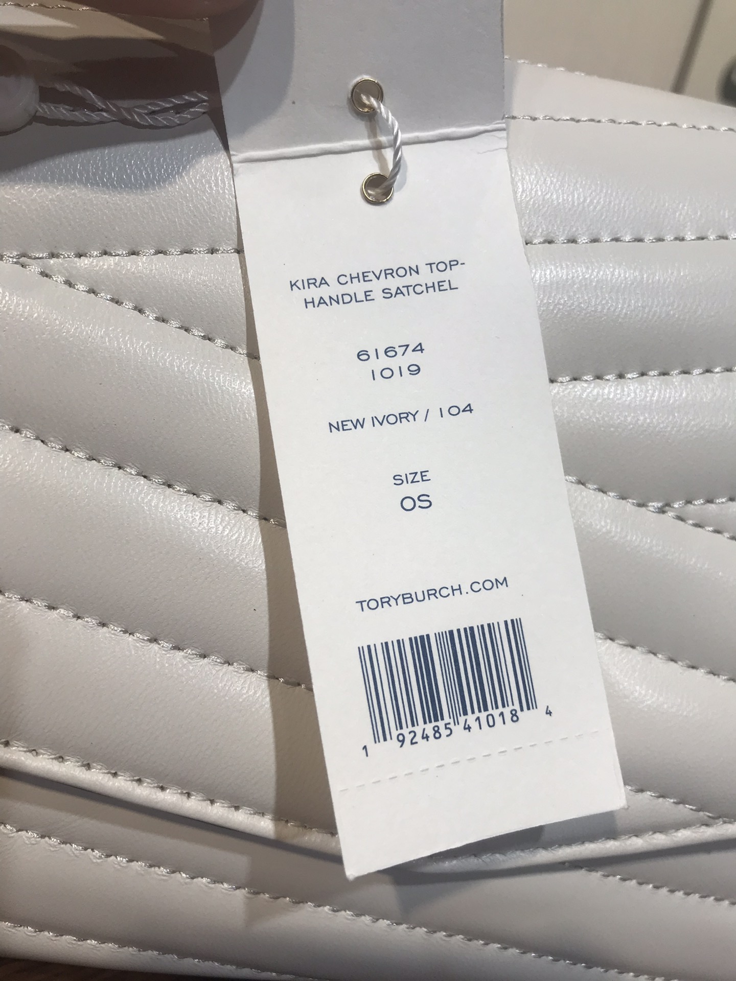 Tory Burch TB KIRA CHEVRON TOP-HANDLE
