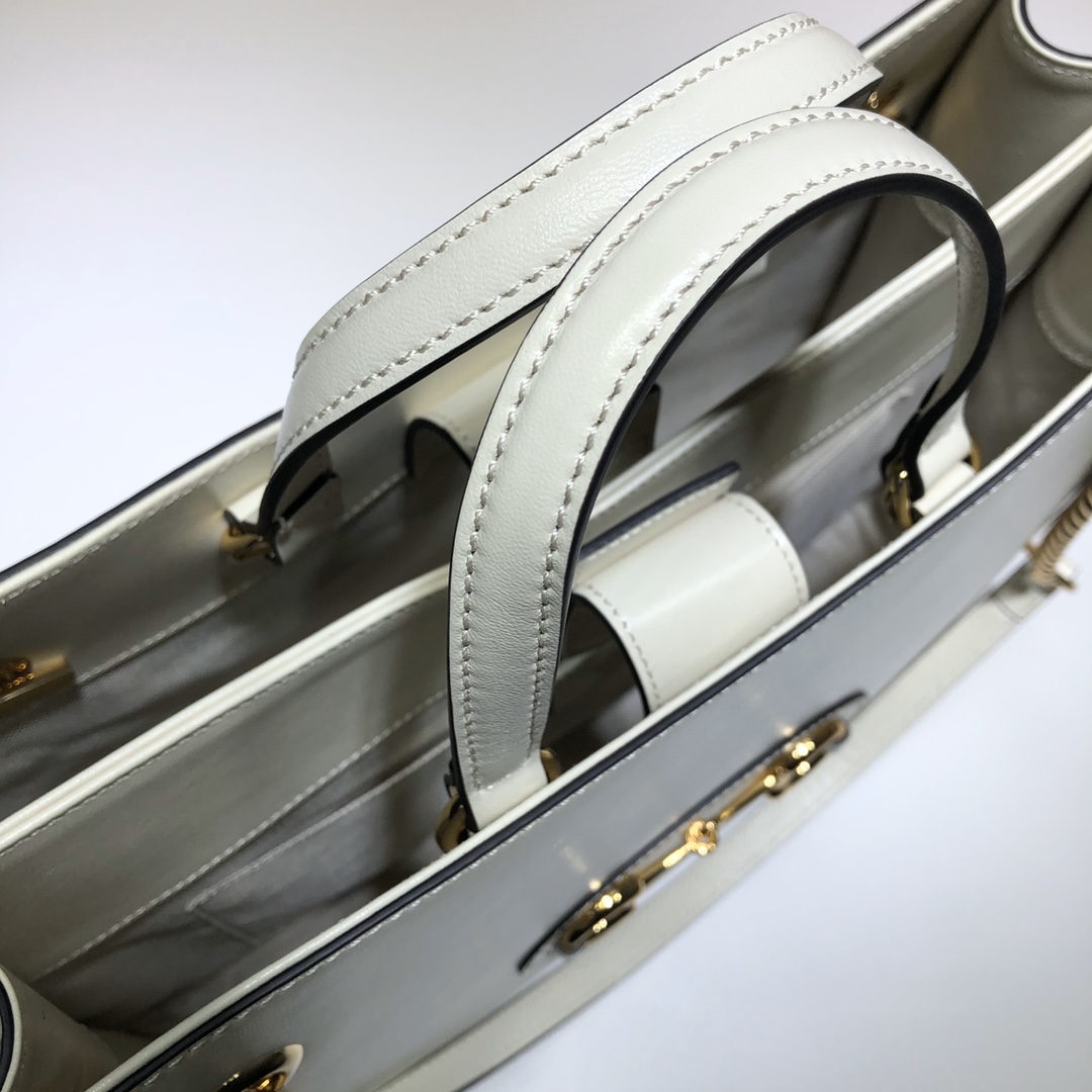 GUCCI古驰马衔扣1955系列中号托特包621144