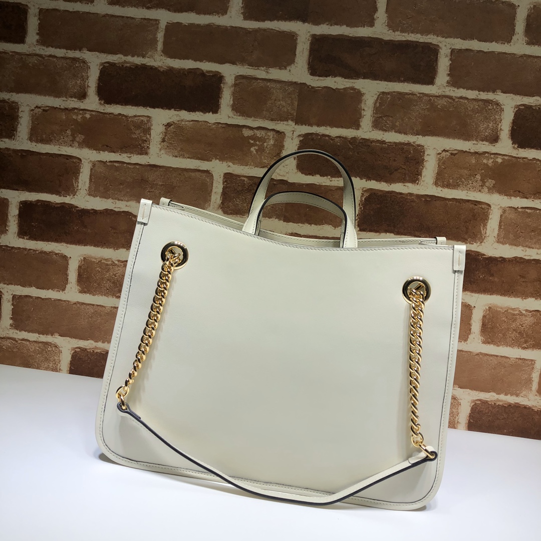 GUCCI古驰马衔扣1955系列中号托特包621144