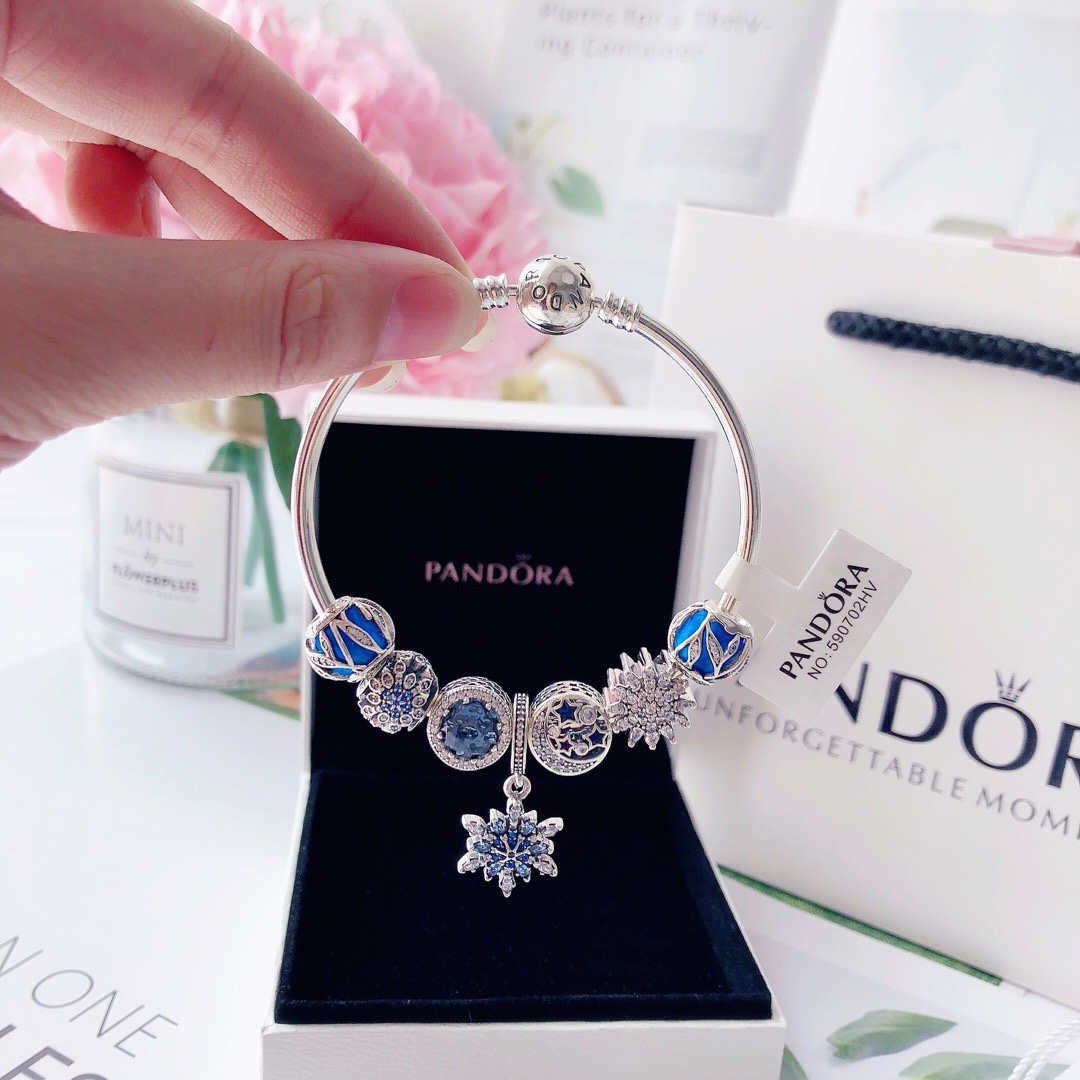 NO:103604,PANDORA [Pandora] sterling silver, full set of delivery counter packaging, Pandora finished bracelet, bracelet, pure silver19860909PANDORA【潘多拉】 纯银打造 配送专柜全套包装,潘多拉成品手镯,bracelet,pure silver,Jewelry