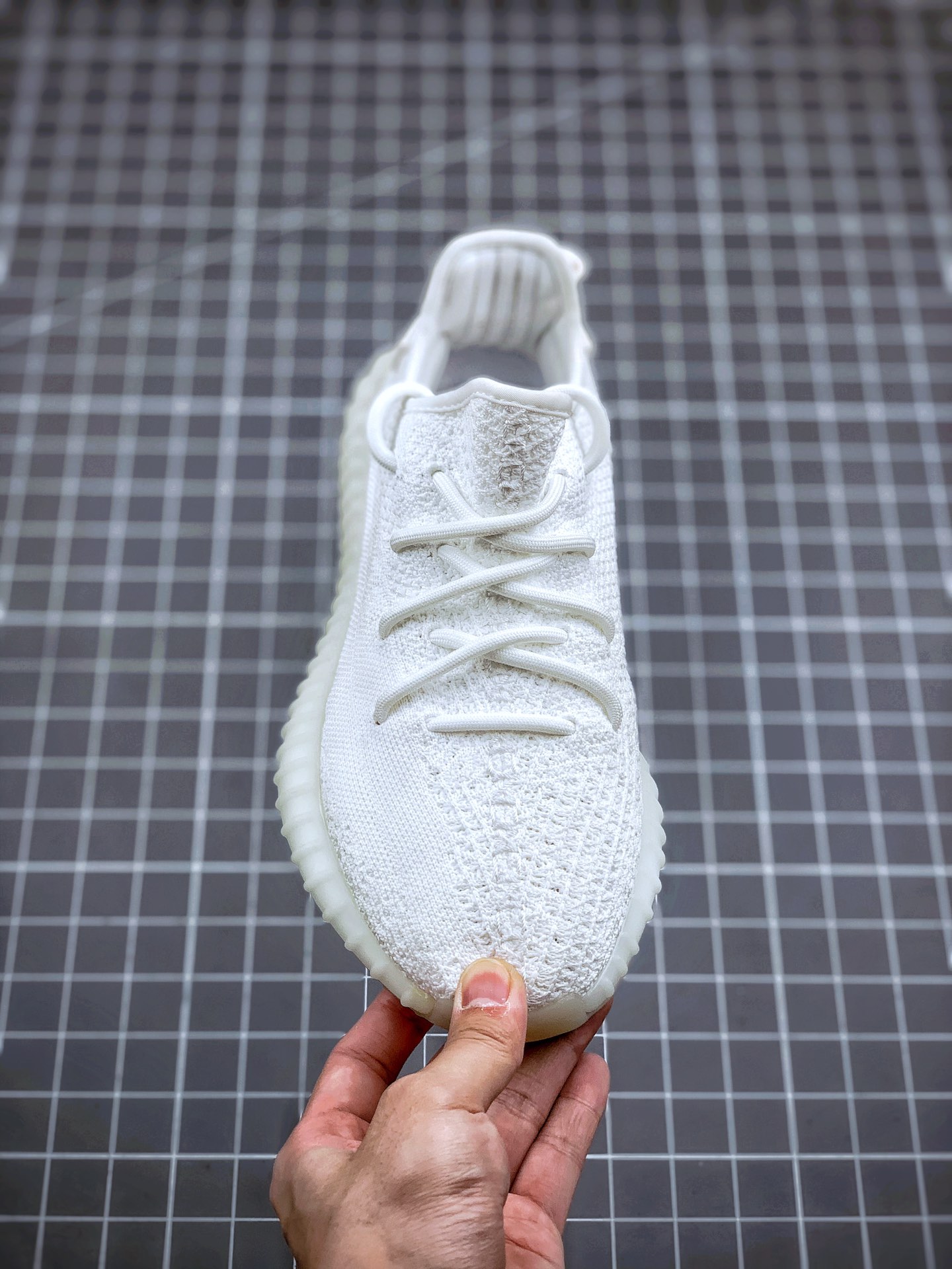 290 国内知名纯原工厂 特价 Adidas 350 Boost V2 纯白冰淇淋