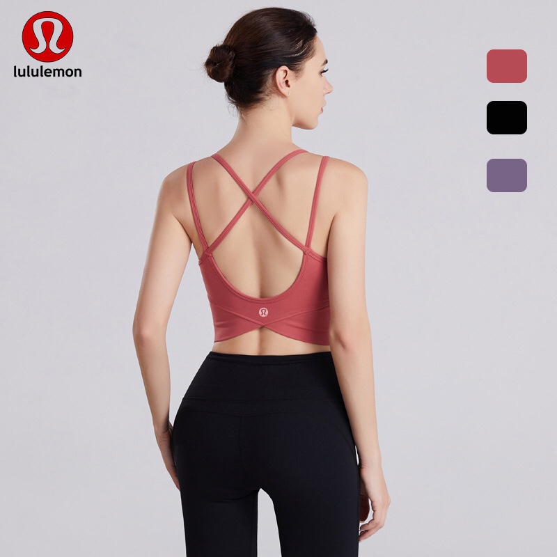Lululemon sports bra yoga pink