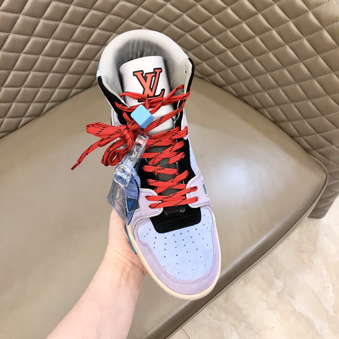 Lv春夏秀款TRAINER508高帮
