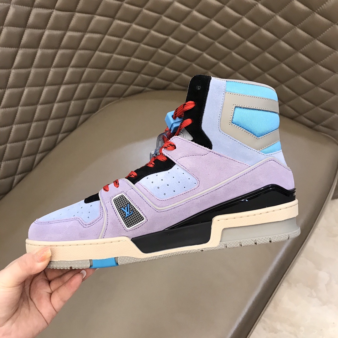 Lv春夏秀款TRAINER508高帮