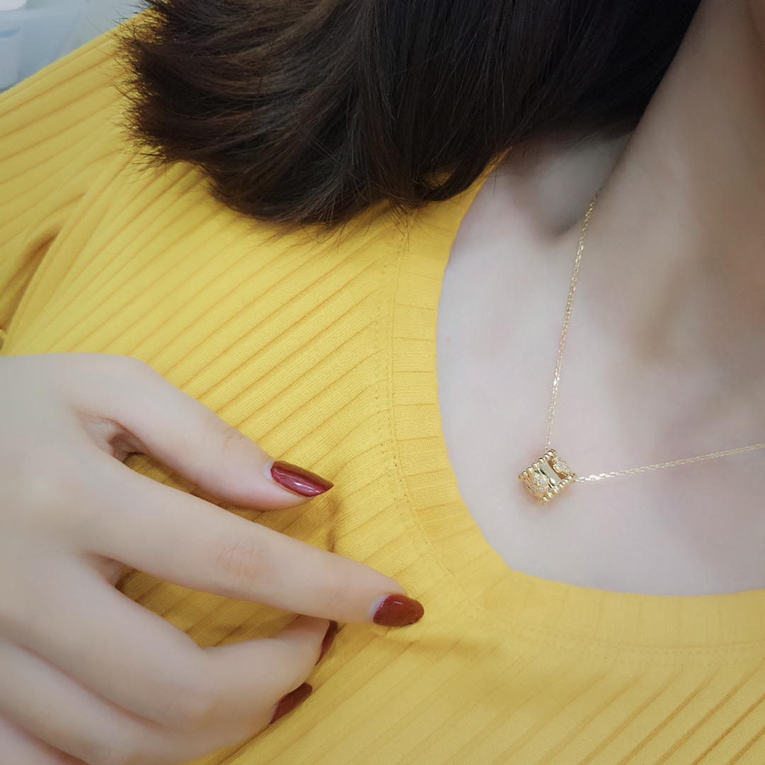 Van Cleef & Arpels 18k金 vca万花筒项链