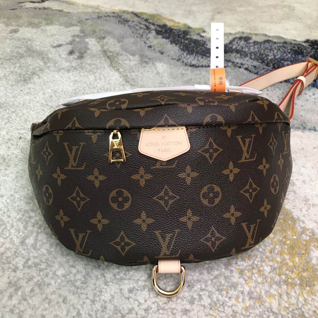 New Designer Replica
 Louis Vuitton LV Bumbag Belt Bags & Fanny Packs Gold Monogram Canvas Cotton Cowhide Fashion Casual