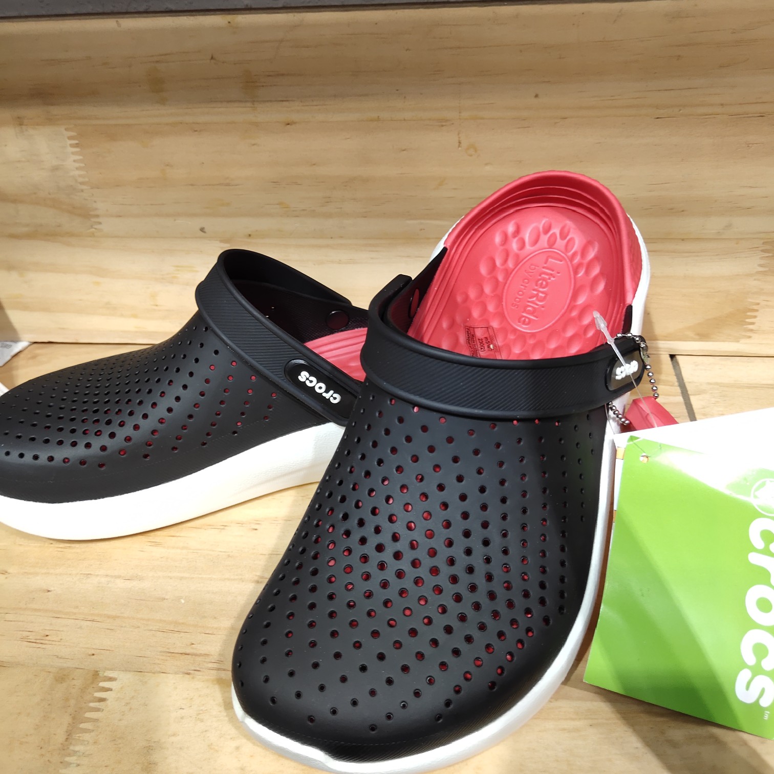 60元 crocs/卡洛驰洞洞鞋男女情侣款literide克骆格沙滩鞋凉